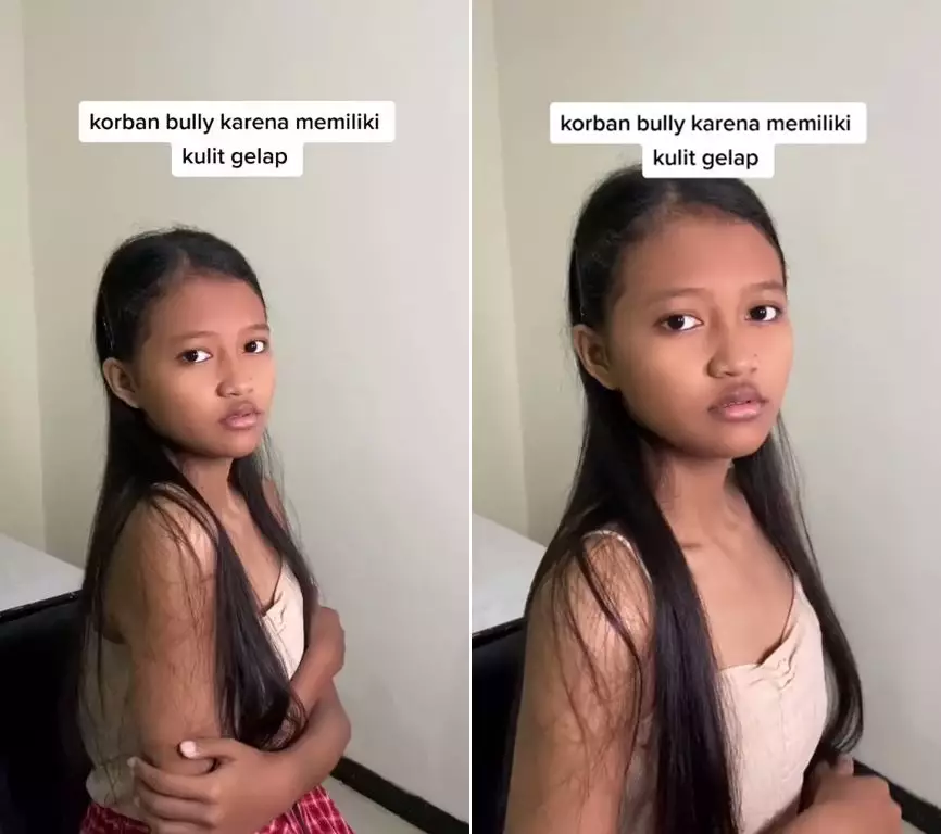 remaja kulit sawo matang bak model © TikTok