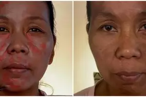 Transformasi ibu penjual sayur dirias MUA jadi glow up, hasilnya bikin melongo