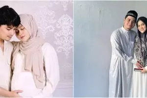 Dikaruniai anak lelaki, ini 5 momen Henny Rahman dan Alvin Faiz sambut kelahiran putra pertama