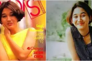 Identik dengan rambut bob pendek, intip 9 potret lawas Nike Ardilla saat kenakan hijab yang menawan