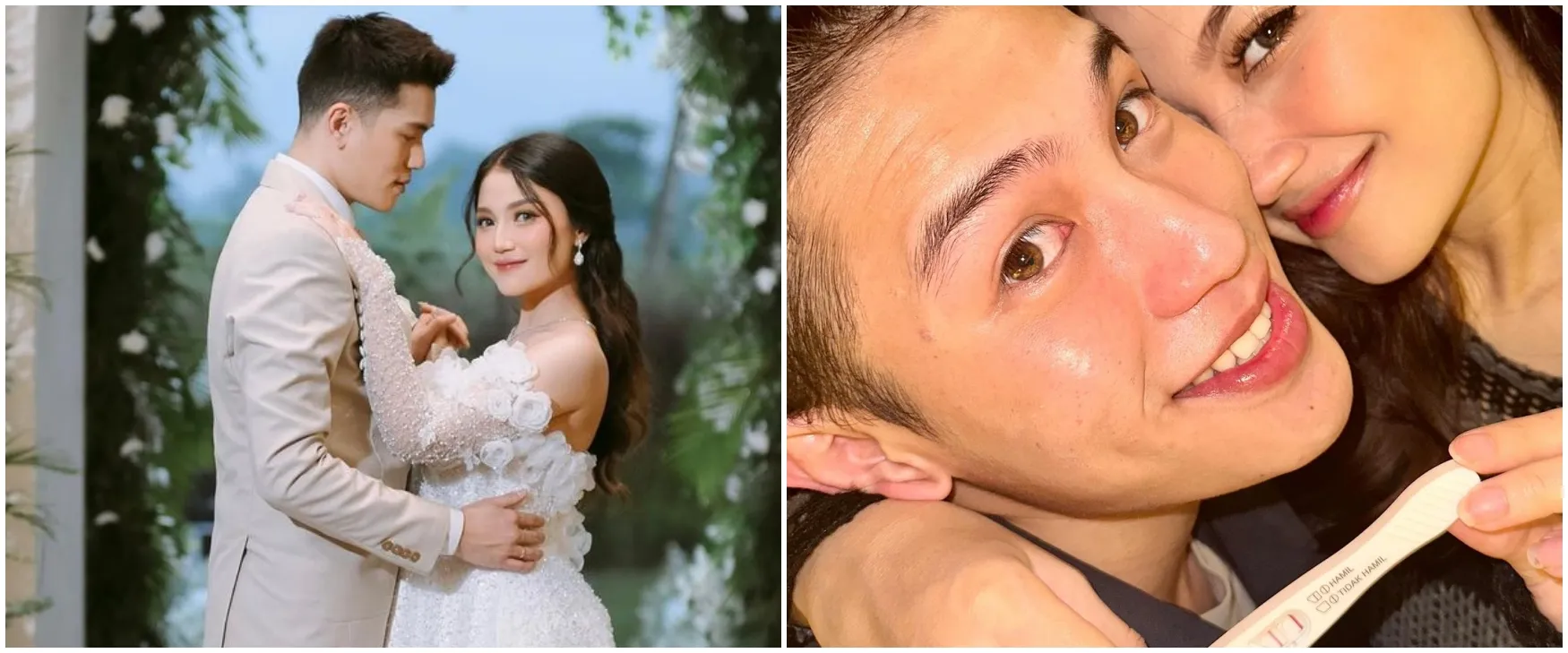 Sebulan menikah, Mirriam Eka istri Julian Jacob umumkan kehamilan anak pertama