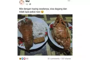 Gabut banget, 11 potret lucu orang bikin kreasi makanan ini hasilnya malah aneh bin ajaib