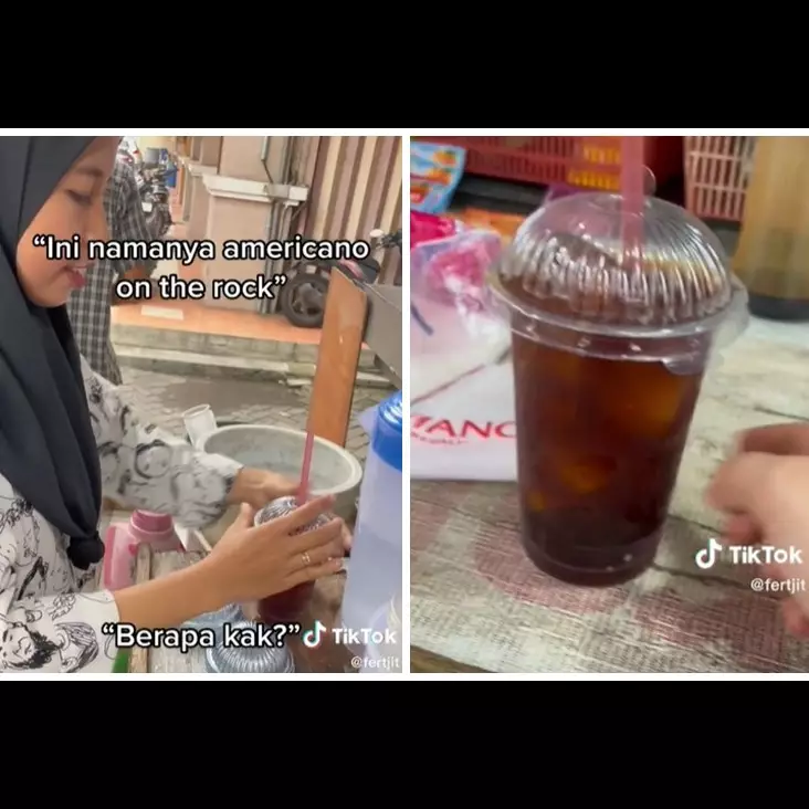 Cara pedagang kaki lima bikin kopi ini kreatif abis, hasilnya bak americano di kafe