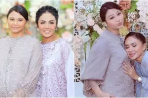 9 Momen tasyakuran tujuh bulan kehamilan kedua adik Yuni Shara, sekaligus rayakan ulang tahun