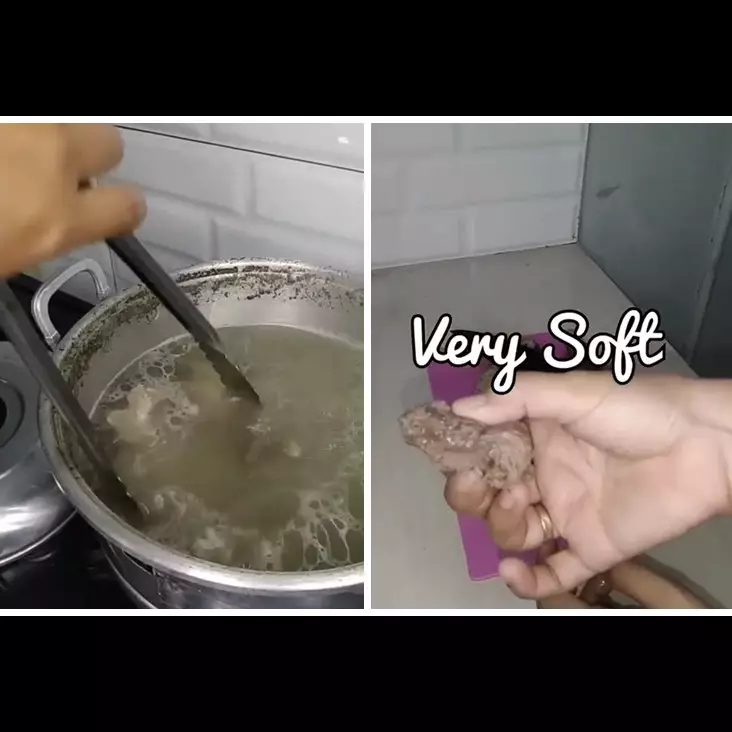 Cara cepat mengempukkan daging sapi tanpa presto, hemat gas cuma 12 menit