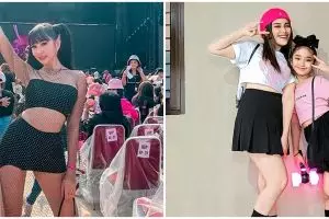 Gaya 11 seleb nonton BLACKPINK di GBK, penampilan ala ABG Nagita Slavina tuai sorotan