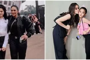 Gaya 10 anak seleb nonton konser BLACKPINK, Mikhayla tampil modis bak model bareng Nia Ramadhani