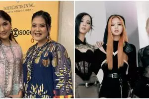 7 Momen Erina Gudono dan Kahiyang Ayu nonton konser Blackpink, penampilan simpelnya disorot