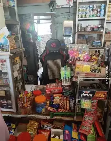 Penampakan kocak di warung kelontong Berbagai sumber