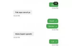 Layaknya bestie, 11 chat kocak ojek online dan customernya ini bikin suasana jadi pecah banget
