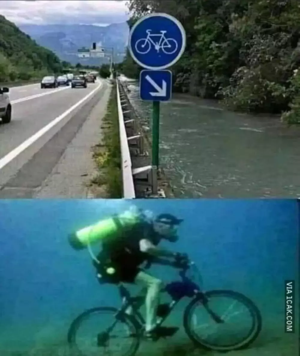 rambu lalu lintas nggak pas sama kondisi sekitar ini bikin yang lihat auto bengong © berbagai sumber rambu lalu lintas nggak pas sama kondisi sekitar ini bikin yang lihat auto bengong © berbagai sumber