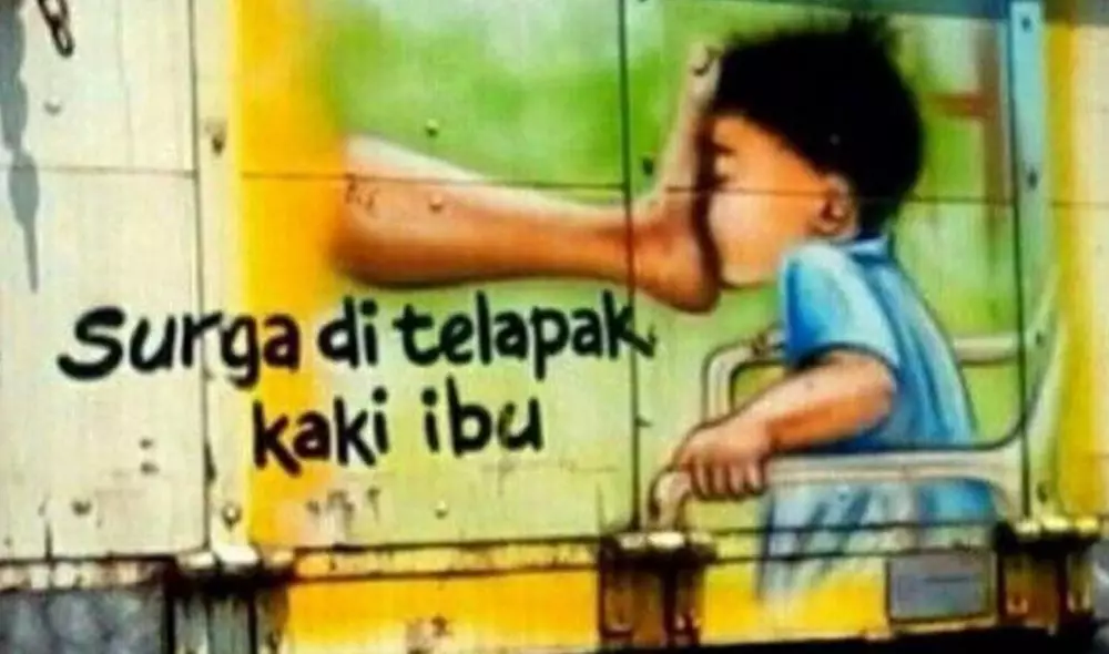 Tulisan kocak di belakang truk Berbagai sumber Tulisan kocak di belakang truk Berbagai sumber