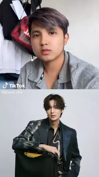 potret jirayut edit foto mirip le min ho © TikTok potret jirayut edit foto mirip le min ho © TikTok