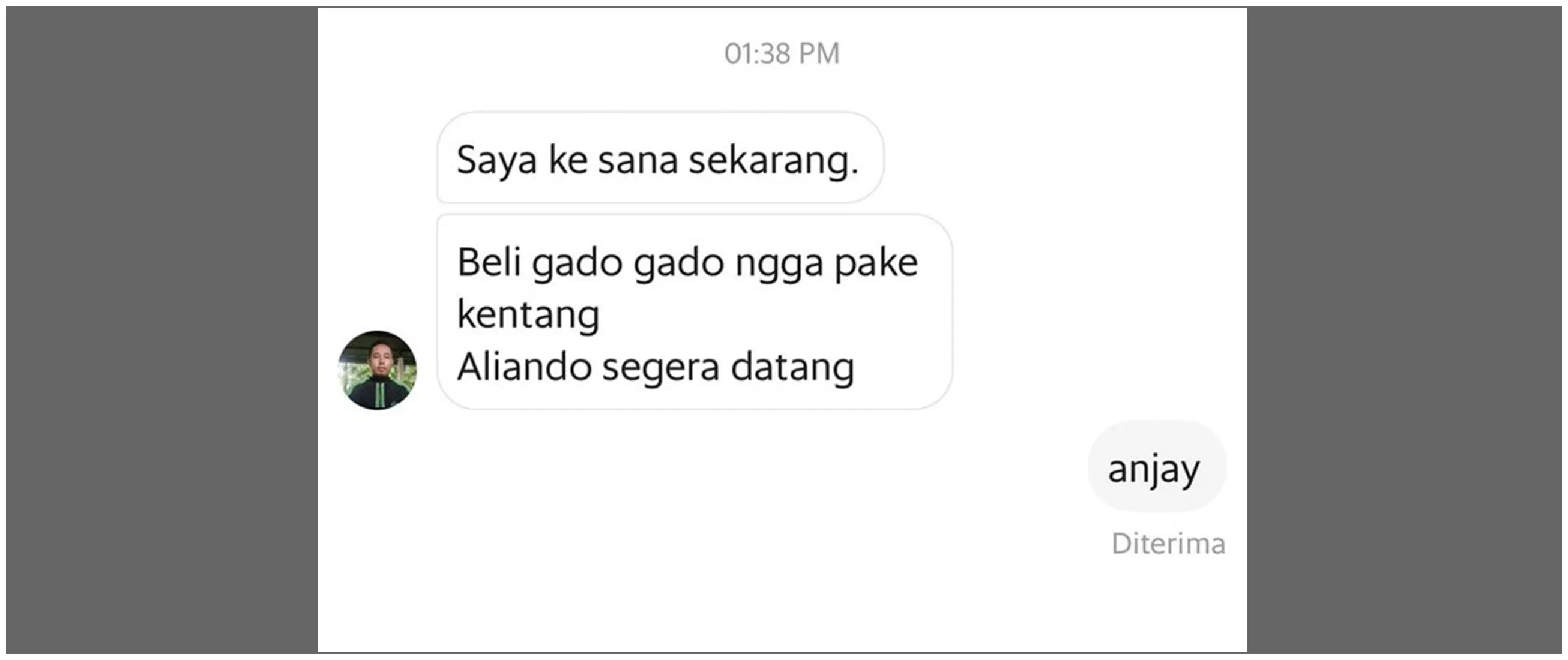 13 Chat lucu adu pantun driver ojek online dan penumpang ini bacanya bikin senyum tipis