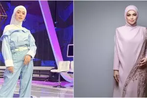 7 Momen akrab Lesty Kejora saat bertemu Siti Nurhaliza, temu kangen hingga duet bareng