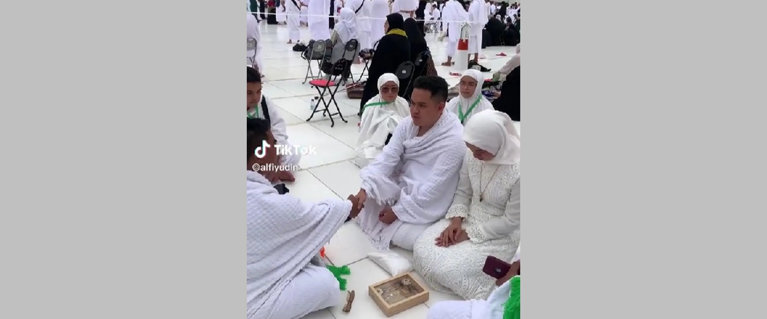 Momen haru pasangan ijab kabul di depan ka'bah, wedding dream jadi kenyataan