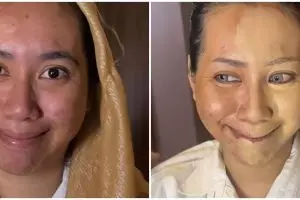 Pengantin berkulit kuning langsat ini dirias MUA jadi pengantin Padang, cantiknya bikin takjub