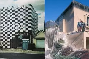 13 Potret nyeleneh tampilan rumah dari depan ini bentuknya bikin gagal paham