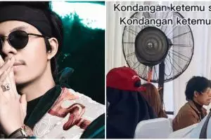 Wanita ini rekam momen kondangan ketemu 'kembaran' Atta Halilintar, gayanya persis abis