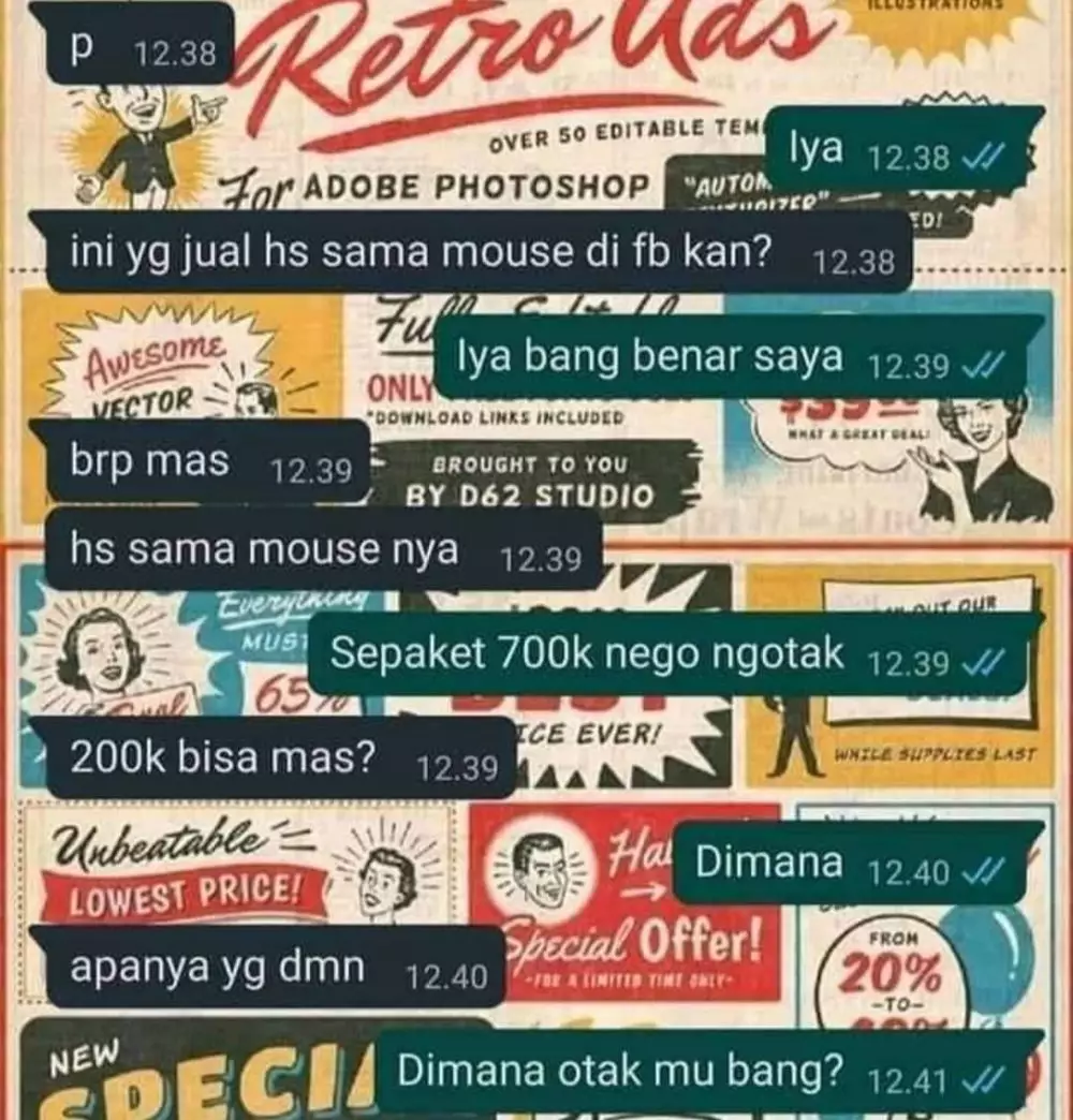 11 chat lucu transaksi antara pembeli dan penjual ini bikin geregetan © Instagram