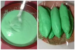 Cara bikin adonan es pisang ijo, tidak menggumpal dan tetap lembut hingga semalaman