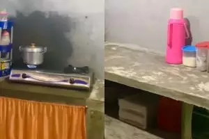 Transformasi dapur kusam dimakeover dengan modal Rp 200 ribu, hasilnya estetik bikin betah masak