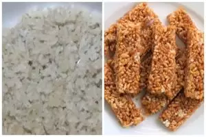 Tetap renyah hingga 2 minggu, ini cara bikin permen ting ting dari kerak nasi pakai dua bahan