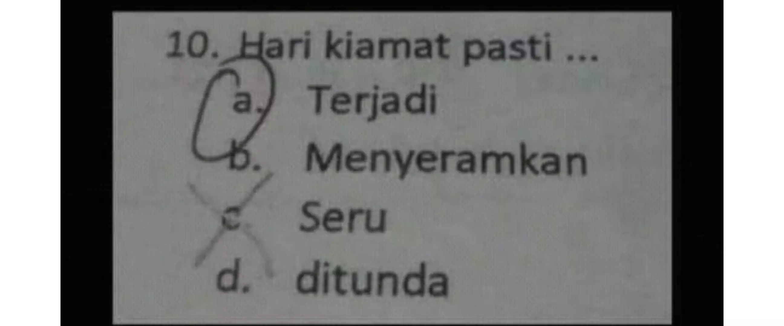 Guru auto pusing, 19 jawaban ujian anak sekolah ini absurdnya bikin tepuk jidat