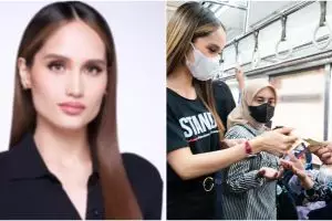Berdesakan dan bikin heboh di KRL, Cinta Laura kampanye lawan pelecehan seksual di ruang publik