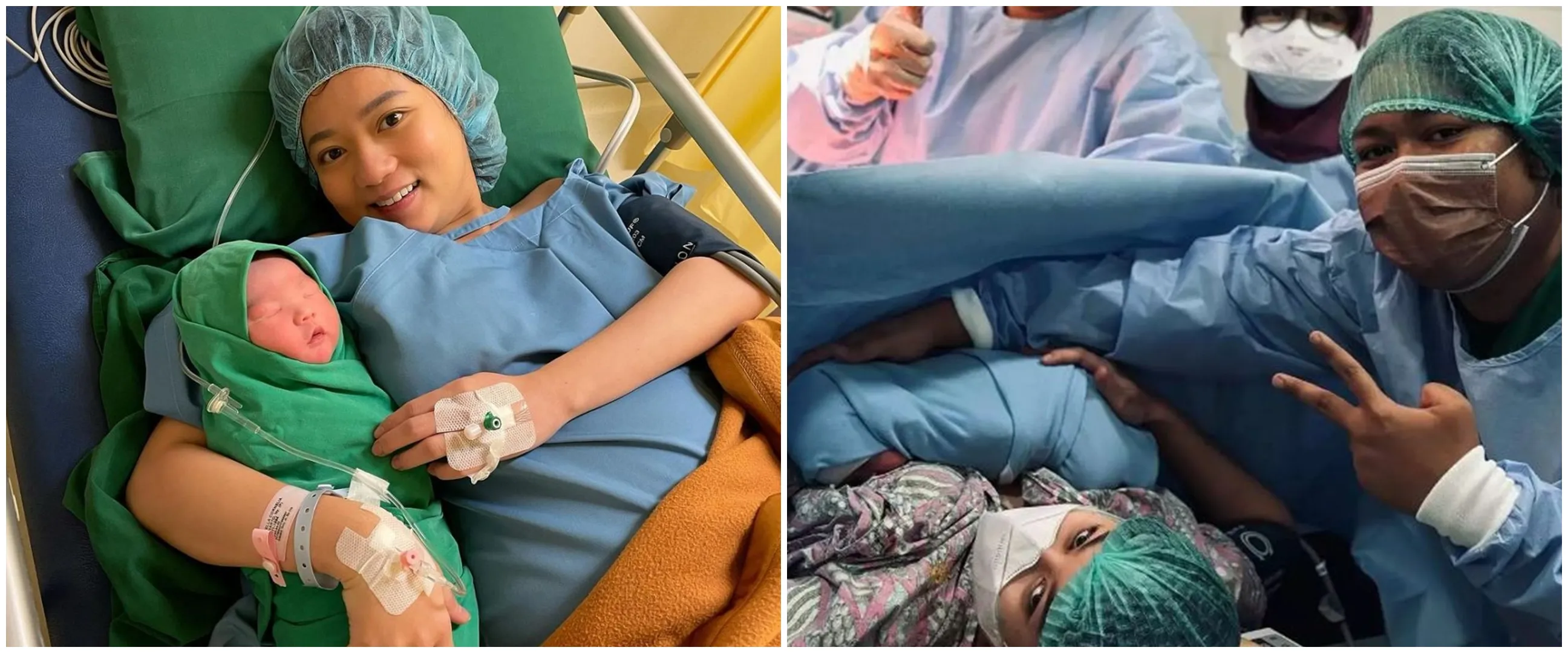 Momen 7 eks personel JKT48 lahiran anak pertama, Cesen istri Marshel Widianto jalani operasi caesar