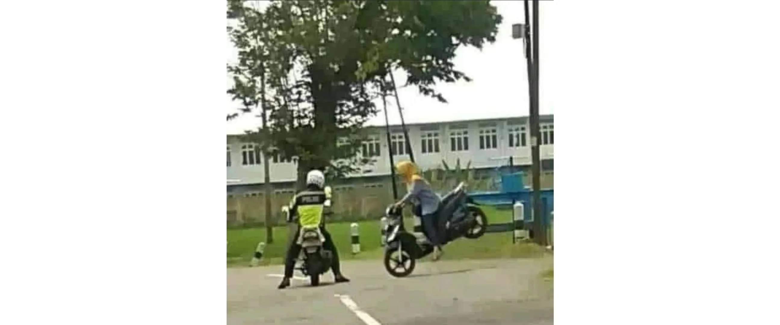 11 Momen lucu ketemu polisi di jalan ini bikin auto panik, langsung bertingkah nyeleneh