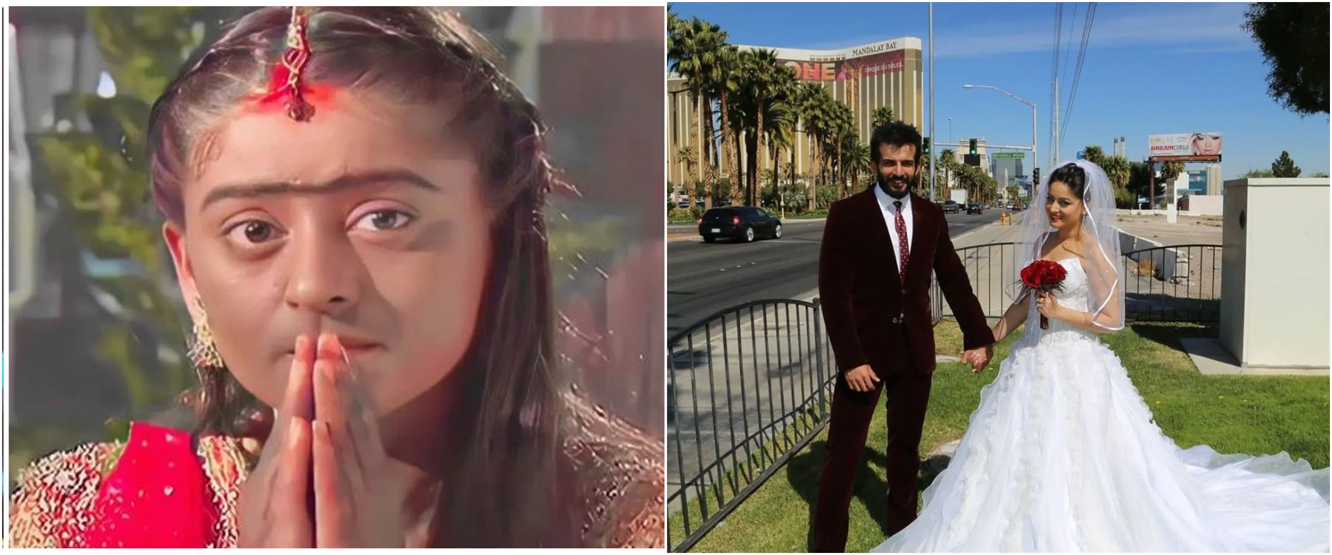 Jadi istri tersakiti di serial India, intip 11 potret kemesraan Nakusha dengan pasangan asli