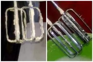 Tak perlu air panas atau direndam, ini cara cepat bersihkan whisk mixer dari adonan yang lengket