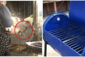 11 Life hack nyeleneh tukang sate pas jualan ini idenya kreatif tapi bikin senyum tipis