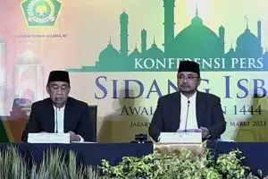 Kemenag umumkan hasil sidang isbat: 1 Ramadan jatuh pada Kamis 23 Maret 2023