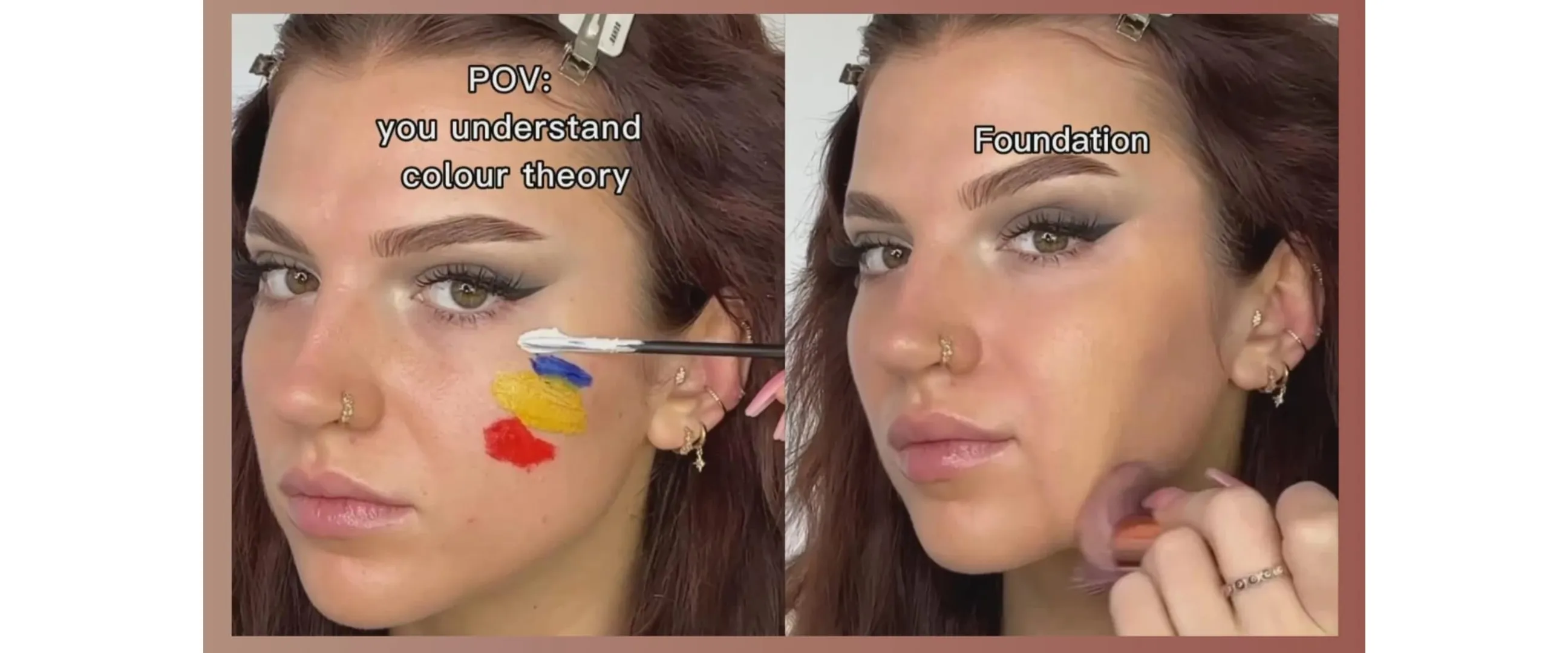 Wanita ini buktikan cat air bisa untuk merias wajah, hasil akhir makeupnya bikin takjub