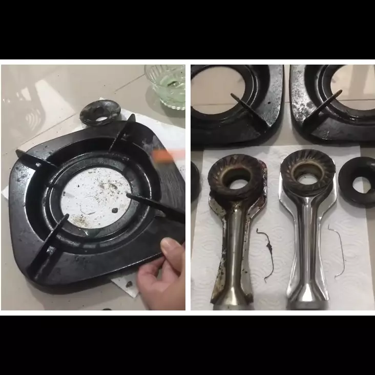 Cuma pakai 1 bahan dapur, ini cara sederhana bersihkan kerak di kompor gas