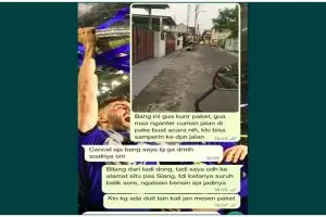 Geregetan banget, 11 chat lucu kurir antar paket ini endingnya malah di-cancel sama costumer