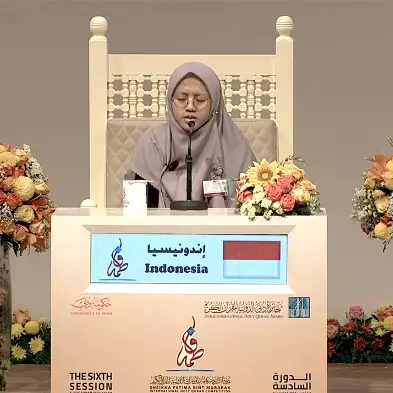 Kisah Indana Zulfa, mahasiswi yang mewakili Indonesia di ajang hafalan Alquran internasional di Dubai