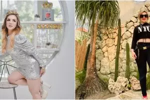 7 Momen Barbie Kumalasari hadiri ultah pedangdut Indah Sari, kemesraan dengan pacar barunya jadi sorot