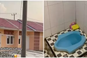 Transformasi rumah subsidi dimakeover 40 hari ini hasilnya bikin melongo, bak hunian mewah gedongan