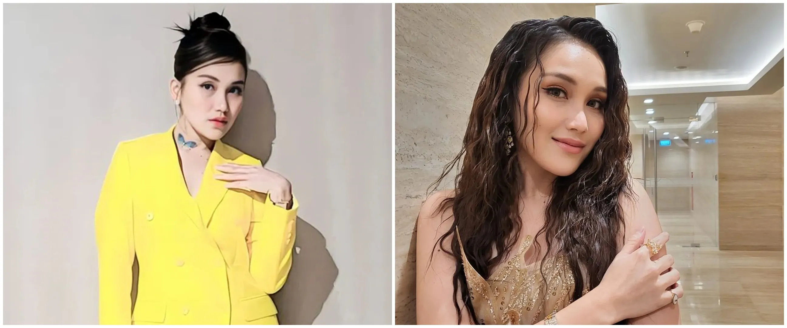 11 Gaya Ayu Ting Ting tampil bak anak gadis jadi sorotan, potretnya berponi disebut mirip Lucinta Luna