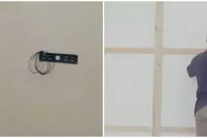 Potret tembok rumah dimakeover jadi rapi dan estetik, jadi seperti tembok hotel mewah