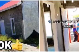 Makeover rumah subsidi jadi layaknya hunian elit bernuansa hitam putih, intip 9 potret transformasinya