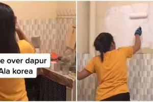 Makeover dapur kecil jadi cantik ala Korea, ini 11 perubahannya yang estetik meski tanpa kitchen set