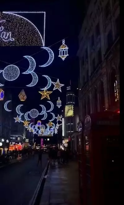 Potret jalanan kota London saat ramadan Berbagai sumber Potret jalanan kota London saat ramadan Berbagai sumber