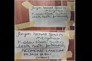 Geregetan, 11 tulisan kocak di dinding kosan ini bikin geleng kepala