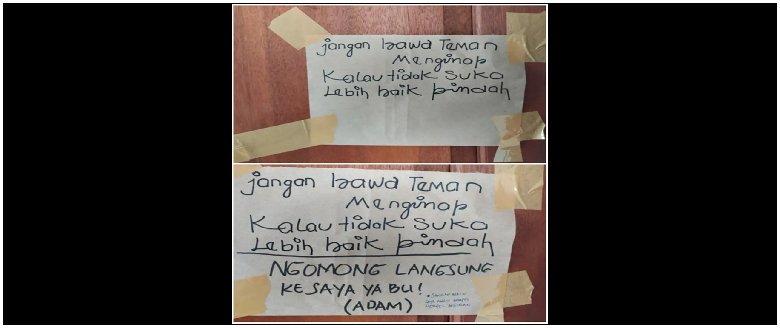 Geregetan, 11 tulisan kocak di dinding kosan ini bikin geleng kepala