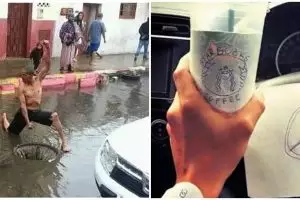 13 Potret nyeleneh usaha orang biar kelihatan keren, malah ketahuan bohongnya