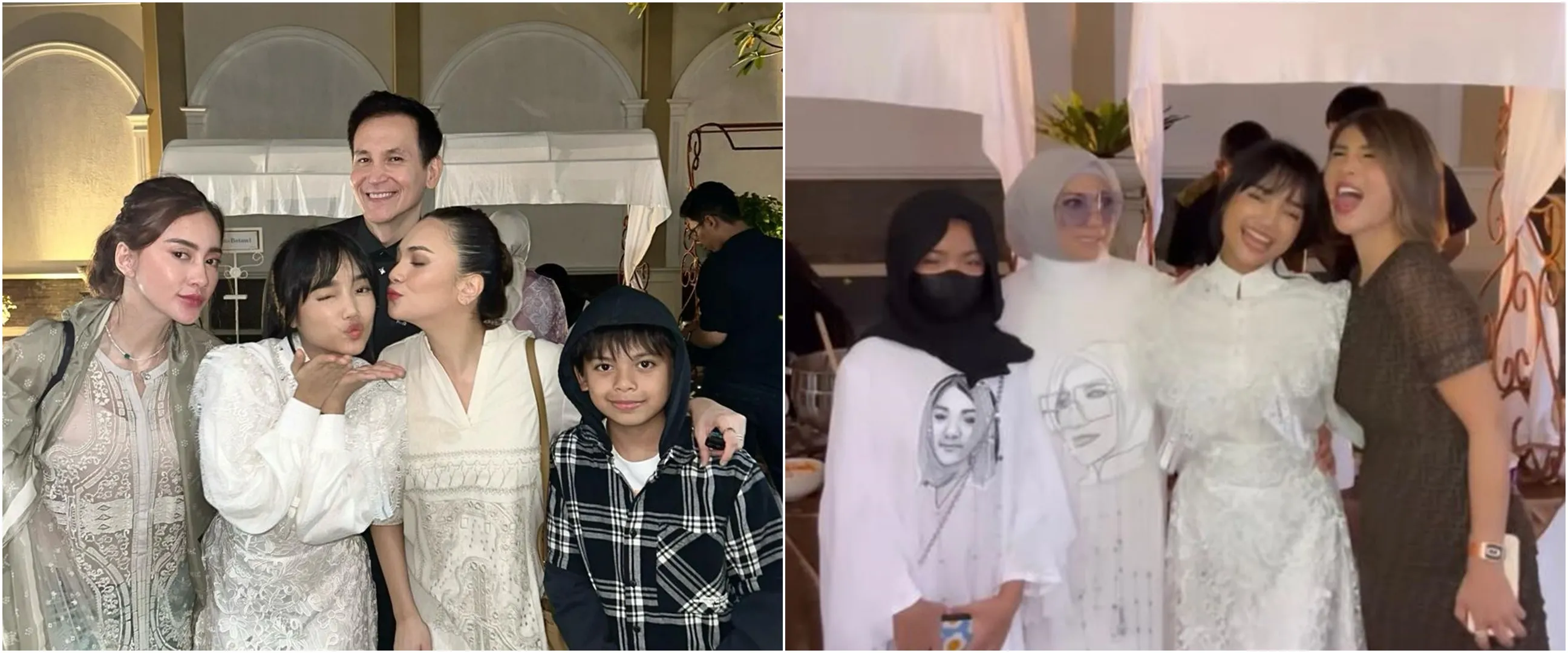 11 Momen syukuran rumah baru Fuji bertabur selebgram, penampilan Lucinta Luna jadi sorotan